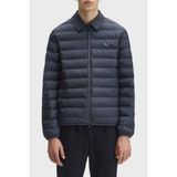 Fred Perry J1301 Collared Insulated Erkek Mont - Mavi