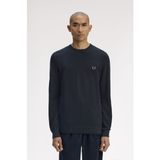 Fred Perry K1309 Pique Stitch Jumper Erkek Kazak - Lacivert - 2XL