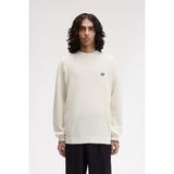 Fred Perry K6507 Waffle Stitch Jumper Erkek Kazak - Ekru - 2XL