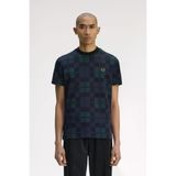 Fred Perry M1757 Black Watch Tartan Erkek Tişört