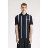 Fred Perry M2419 Vertical Stripe Erkek Polo Tişört - Lacivert