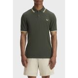 Fred Perry M3600 Twin Tipped Erkek Polo Tişört - Yeşil - S