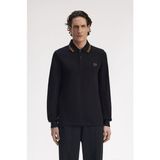 Fred Perry M3636 Ls Twin Tipped Fp Erkek Polo Tişört - Siyah