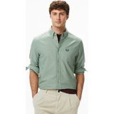 Fred Perry Oxford Erkek Yeşil Gömlek - Z16-Yeşil