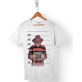 Freddy Krueger Olağan Şüpheliler Erkek Tişört - Beyaz - Renkli - XL