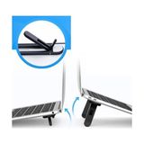 Fredeom Store 2 Kademeli Katlanabilir ve Yapışkanlı Laptop Standı Siyah CM-438