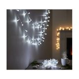 Fredeom Store Damla Uçlu Beyaz Işık Şeffaf Kablo 10M 100 LED