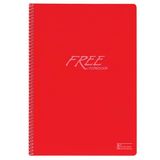 Free A4 120 Yaprak Çizgisiz Pp Kapak Spiralli Defter 60 Gram (6 Lı Paket)