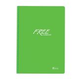 Free A4 160 Yaprak Çizgili PP Kapak Spiralli Defter (320481-99)