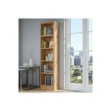 Free Home Premium MDF Ürün 5 Raflı Modern Kitaplık | Çok Amaçlı Raf Ünitesi | Ofis ve Salon Dekorasyonu