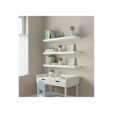 Free Home Premium MDF Ürün Duvar Rafı 3'lü Set 60x15 cm Uçan Raf Modern Kitaplık Mutfak Banyo Rafı