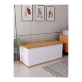 Free Home Premium MDF Ürün Sandık Dekoratif Ahşap Lüks Sandık Çeyiz Sandığı Salon Antre Mobilyası Organizer Saklama Kutusu