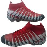 Free Lion Erkek Siyah-Kırmızı Çoraplı Krampon Futbol Ayakkabı FLION5698-910 - Siyah - Kırmızı
