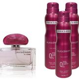 Free Love 100 ml Eurodream Edp Parfüm ve 3x150 ml Deodorant