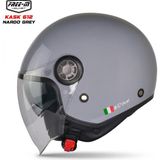 Free-M 612 Açik Motosiklet Kaski (Nardo Gri) - Small
