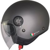 Free-M 612 Yarım Motosiklet Kaskı Mat Gri - XL