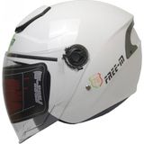 Free-M 618 Güneş Vizörlü Açık Kask (Italy Desen) - XLarge