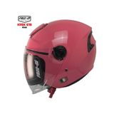 Free-m 618 Güneş Vizörlü Yarım Açık Kask Pembe