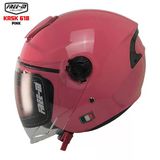 Free-M 618 Yarım Kask Pembe(Güneş Vizörlü)