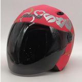 Free-M 661 Acik Kask (Pembe Kalpli) S