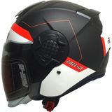 Free-M 665 Yarım Kask Güneş Vizörlü (Fast) - XL