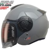 Free-M 665 Yarım Kask Güneş Vizörlü (Nardo) - XLarge