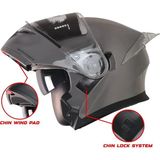 Free-M 965 Nardo Gri Çene Açılır Kask - XL