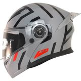 Free-M 965 Upset Nardo Gri-Siyah Çene Açılır Kask - XL