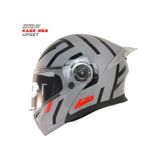 Free-M 965 Upset Nardo Gri-Siyah Çene Açılır Kask