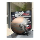 Free-M FR-612 Soft Yarım Camlı Mat Brown Kask