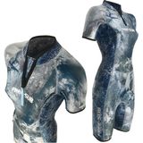 Free-Sub 2mm Dreams Sky Kadın Shorty (Kısa) Sörf, Scuba Tüplü Dalış Elbisesi Wetsuit - Mavi