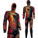 Free-Sub 3mm Assos Red Yamamoto Avcı Serbest Dalış Elbisesi - 2XL