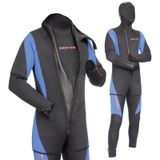 Free-Sub 5mm Dört Mevsim, Scuba, Tüplü Dalış Elbisesi (Takım) 2XL