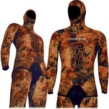 Free-Sub 5mm Ghost Brown Kamuflaj Dalış Elbisesi Yüksek Kaliteli Neopren Malzeme
