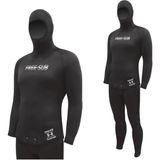 Free-Sub 7mm Karadeniz Yamamoto PVC Malzemeli Siyah Profesyonel Scuba Dalış Elbisesi