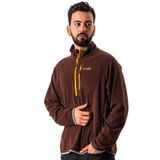 Freecamp Man Half Zipper Fleece Kahverengi Erkek Polar