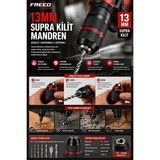 Freed Tools 13MM 1 Adet Supra Kilitli Metal Mandren Tüm Matkaplarda Kullanılır