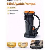 FREED TOOLS 17cm Bisiklet Pompa Lastik Şişirme Pompası Oto Motor Bisiklet Top Bot Şişirme Pompa Uç Hediye