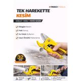 FREED TOOLS PVC Boru Kesme Makası 32 mm Profesyonel Boru Makası Plastik PPRC Kesici El Aleti