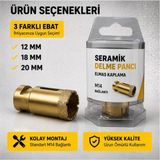 Freed Tools Seramik Delme Buat Açma Seti 12-18-20 mm