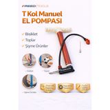 FREED TOOLS T tipi küçük el pompası Lastik Hava Şişirme Pompası Motor-bisiklet-top-bot-havuz