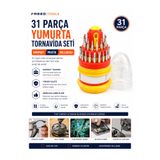 FREED TOOLS Tornavida Seti 31 Parça Yumurta Tornavida Seti Telefon Tamir Saat Tornavida Uç Seti