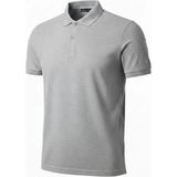 Freedom Erkek Polo Yaka Düğmeli Pike Kumaş Tişört Regular Fit Kısa Kol T-Shirt - Gri