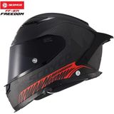 Freedom Full Face Kask FF-871 – Güneş Vizörlü, Dot/ce Onaylı, Intercom Uyumlu - 2XL - Çok Renkli