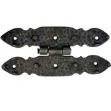 Freedom Storee Antika Tarz Dekoratif Pirinç Düğmeli Menteşe - 142X69 Mm, Oksit