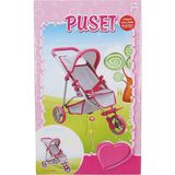 Freedom Storee Nessiworld 3 Tekerlekli Pembe Gri Puset