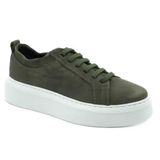 Freefoot 221150 Avokado Yeşil Nubuk Kadın Sneaker