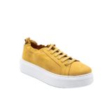 Freefoot 221150 Nubuk Mango Kadın Sneaker - 37 - Sarı