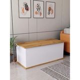 Freehome Premium Mdf Ürün Sandık Dekoratif Ahşap Lüks Sandık Çeyiz Sandığı Salon Antre Mobilyası Organizer Saklama Kutusu