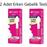 Freely 2 Adet Erken Gebelik Testi 6 Gün Önce Sonuç Alma Özelliği ile Medikal Kalite